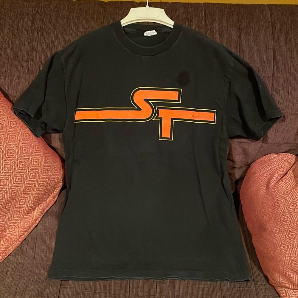 Vintage SilverTab Harley Davidson-esque shirt with small dark stain